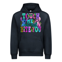 Navy touch me and i will bite Urban Hoodie - AdoDesignShop