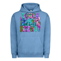 Pigment Pebble Blue touch me and i will bite Urban Hoodie - AdoDesignShop