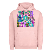Pigment Salmon touch me and i will bite Urban Hoodie - AdoDesignShop