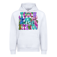 White touch me and i will bite Urban Hoodie - AdoDesignShop
