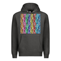 Charcoal Heather dna seamless pattern Premium Hoodie - BundleAndBundleShop