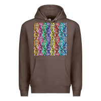 Coffee dna seamless pattern Premium Hoodie - BundleAndBundleShop