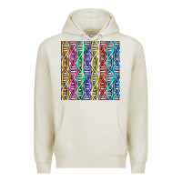 Oatmeal Heather dna seamless pattern Premium Hoodie - BundleAndBundleShop