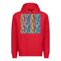 Red dna seamless pattern Premium Hoodie - BundleAndBundleShop
