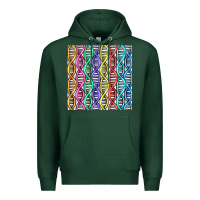Sports Green dna seamless pattern Premium Hoodie - BundleAndBundleShop