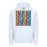 White dna seamless pattern Premium Hoodie - BundleAndBundleShop