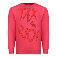 Cardinal tax the rich shirt (on back)political t shirts for women men t shirt Premium Sweatshirt - minhPixels