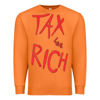 Carrot tax the rich shirt (on back)political t shirts for women men t shirt Premium Sweatshirt - minhPixels