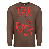 Chestnut tax the rich shirt (on back)political t shirts for women men t shirt Premium Sweatshirt - minhPixels