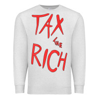 Oatmeal Heather tax the rich shirt (on back)political t shirts for women men t shirt Premium Sweatshirt - minhPixels