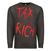 Smoke tax the rich shirt (on back)political t shirts for women men t shirt Premium Sweatshirt - minhPixels