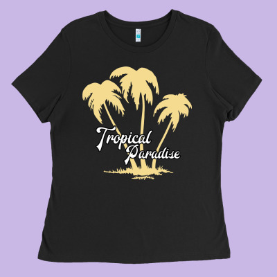 Tropical Paradise Ladies Tee Designed By Bettercallsaul