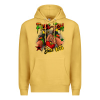 Antique Gold Free-ish since 1865 Juneteenth black girl sneakers Premium Hoodie - RanaPortraitStore