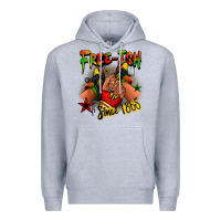Heather Grey Free-ish since 1865 Juneteenth black girl sneakers Premium Hoodie - RanaPortraitStore