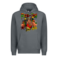 Rock Free-ish since 1865 Juneteenth black girl sneakers Premium Hoodie - RanaPortraitStore