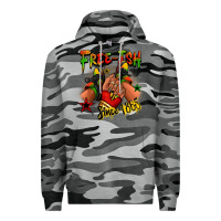 Slate Camo Free-ish since 1865 Juneteenth black girl sneakers Premium Hoodie - RanaPortraitStore