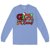 Colony Blue Gigi claus christmas mother's day Long Sleeve Tee - HowdyJamesFarm