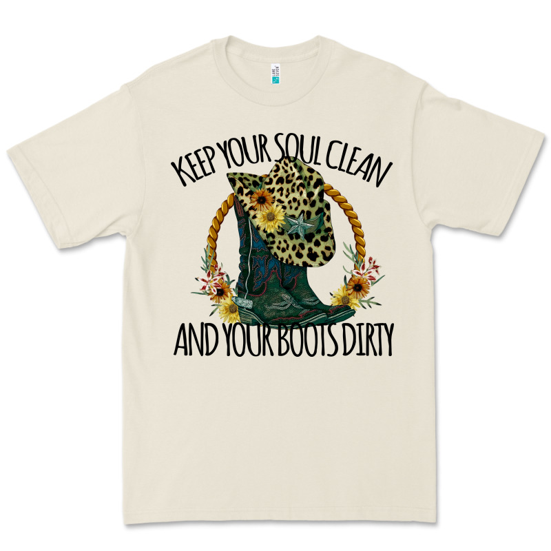 Keep Your Soul Clean And Your Boots Dırty Cowgirl Boots Premium Tee by Bettercallsaul | Teevron