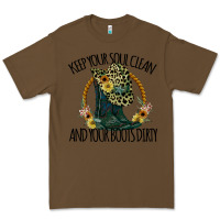 Cacao Keep Your Soul Clean And Your Boots Dırty Cowgirl Boots Premium Tee - Bettercallsaul
