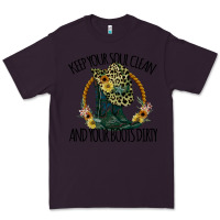 Plum Keep Your Soul Clean And Your Boots Dırty Cowgirl Boots Premium Tee - Bettercallsaul