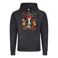 Vintage Black just a heifer who loves christmas cow Vintage Hoodie - CowGirlArtShop