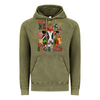 Vintage Olive just a heifer who loves christmas cow Vintage Hoodie - CowGirlArtShop