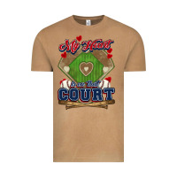 Vintage Camel My heart is on that court Baseball Vintage Tee - HowdyJamesFarm