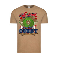Vintage Coffee My heart is on that court Baseball Vintage Tee - HowdyJamesFarm