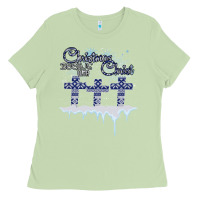 Matcha Christmas Christ Begins With Ladies Tee - Bettercallsaul