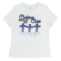 White Christmas Christ Begins With Ladies Tee - Bettercallsaul