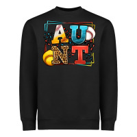 Black Baseball and Softball aunt leopard frame Heavyweight Sweatshirt - LillyAllenDesigns