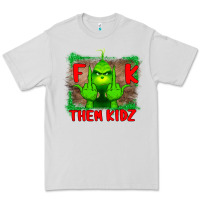 Dove Grey Fuck Them Kids Grinch Premium Tee - Bettercallsaul