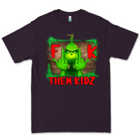 Plum Fuck Them Kids Grinch Premium Tee - Bettercallsaul
