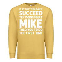 Antique Gold mike gift name personalized birthday funny christmas joke Premium Sweatshirt - minhPixels