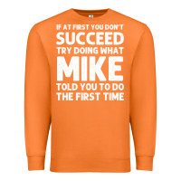 Carrot mike gift name personalized birthday funny christmas joke Premium Sweatshirt - minhPixels