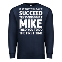 Navy mike gift name personalized birthday funny christmas joke Premium Sweatshirt - minhPixels