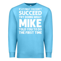 Ocean Blue mike gift name personalized birthday funny christmas joke Premium Sweatshirt - minhPixels