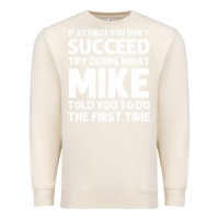 Sandshell mike gift name personalized birthday funny christmas joke Premium Sweatshirt - minhPixels
