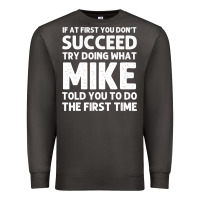 Smoke mike gift name personalized birthday funny christmas joke Premium Sweatshirt - minhPixels