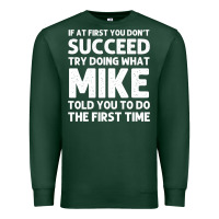 Sports Green mike gift name personalized birthday funny christmas joke Premium Sweatshirt - minhPixels