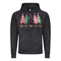 Vintage Black merry and bright Vintage Hoodie - CowGirlArtShop