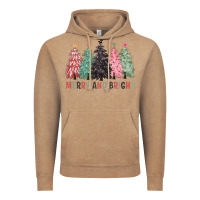 Vintage Coffee merry and bright Vintage Hoodie - CowGirlArtShop