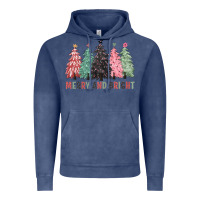 Vintage Denim merry and bright Vintage Hoodie - CowGirlArtShop