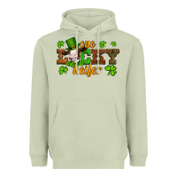 Matcha st patricks one lucky heifer baby cow Heavyweight Hoodie - Artiststas
