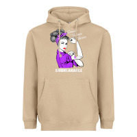 Mushroom Domestic Violence Warrior Unbreakable Awareness Gift Heavyweight Hoodie - minhPixels
