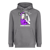 Storm Domestic Violence Warrior Unbreakable Awareness Gift Heavyweight Hoodie - minhPixels