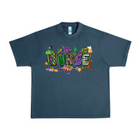 Midnight Navy nurse mardi gras Urban Heavy Tee - CowGirlArtShop