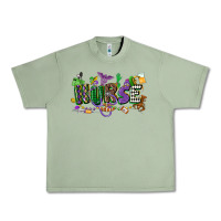 Oil Green nurse mardi gras Urban Heavy Tee - CowGirlArtShop