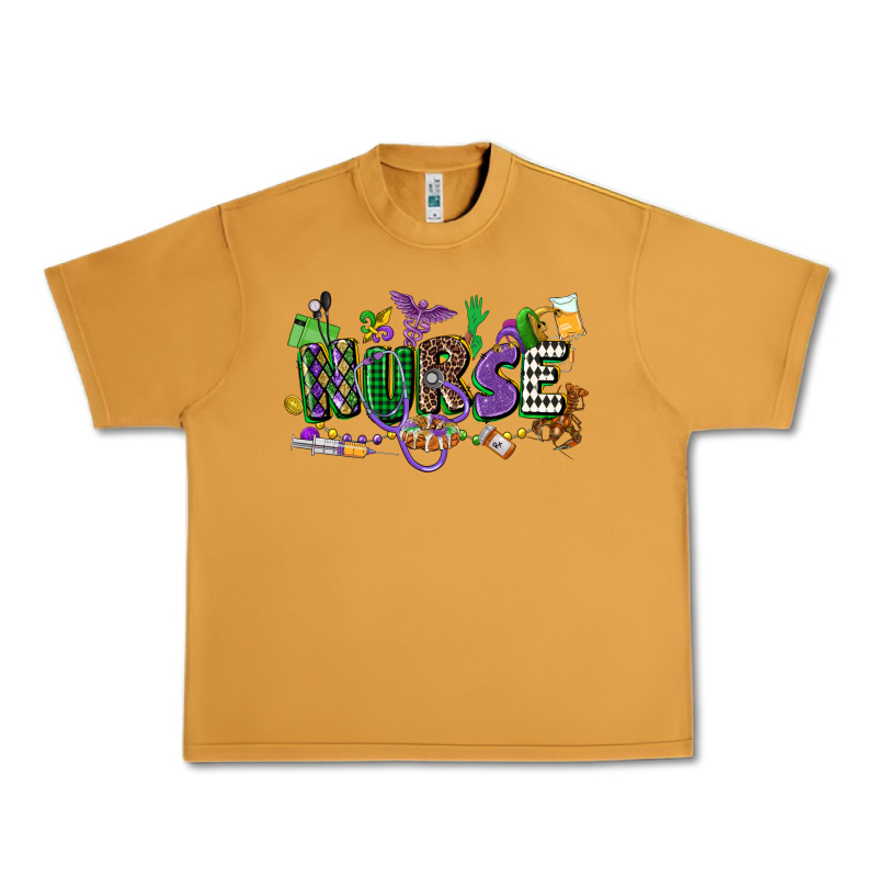Nurse Mardi Gras Urban Heavy Tee by CowGirlArtShop | Teevron