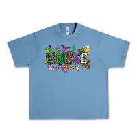 Pebble Blue nurse mardi gras Urban Heavy Tee - CowGirlArtShop